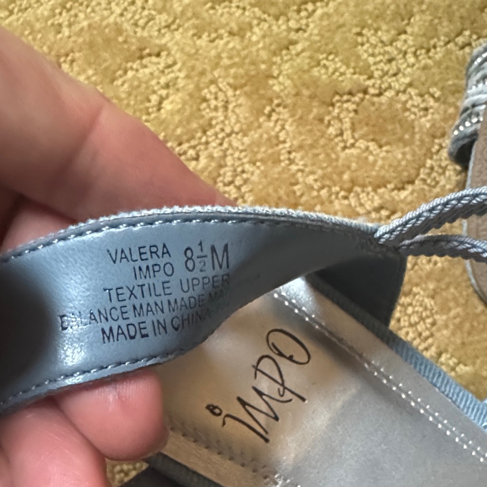 Impo Women's Strappy Blue Sandals - Picture 3 of 4